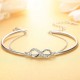 Infinity Bracelets And Anklet Bracelets For Women Adjustable Length Gift For Mother's Day Infinity Bracelets And Anklet Bracelets For Women Adjustable Length Gift For Mother's Day